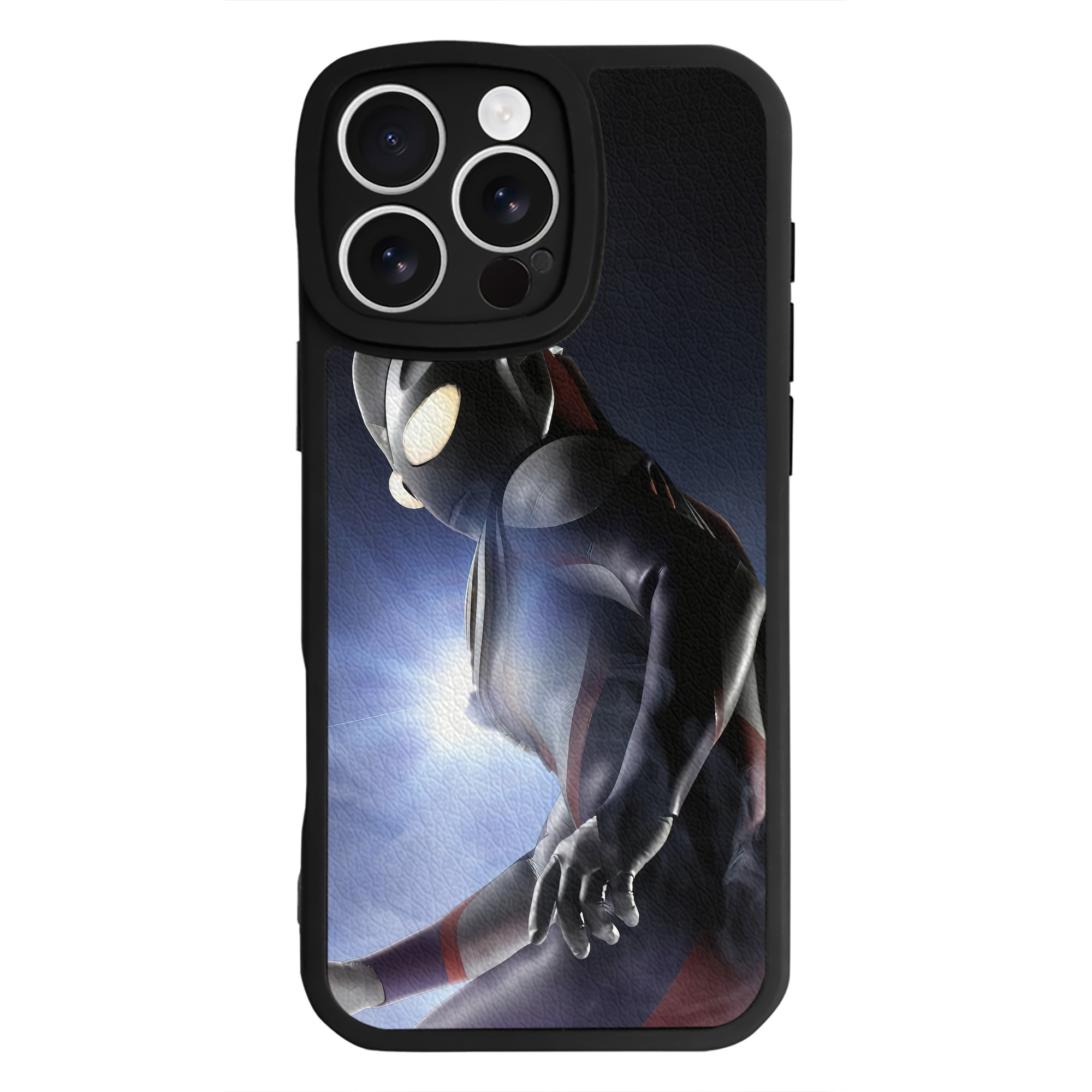 （画像用） ウルトラマン Ultraman 【iPhone 16シリーズ対応】シリコンスマホケース（レザー調） 材質：シリコン